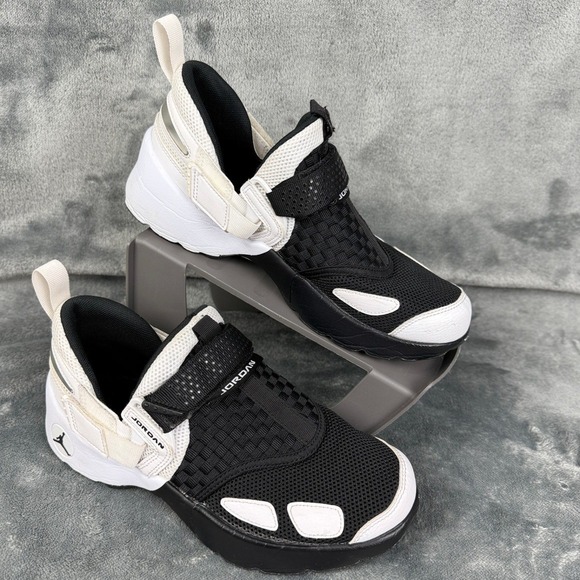 Jordan Other - Jordan‎ Jumpman Two Trey Slide Sandals Black White Slip On Shoes